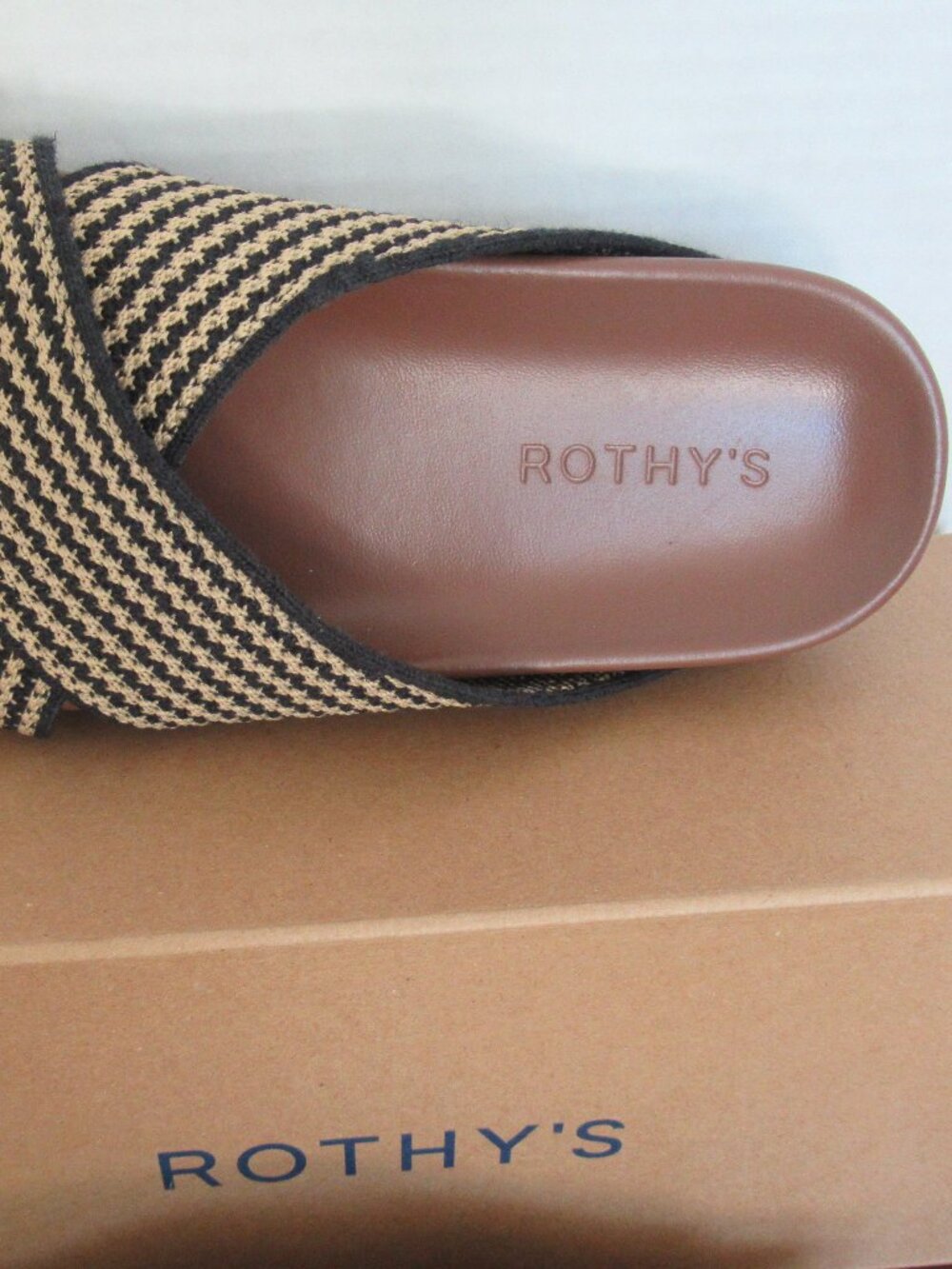 New Rothy’s The Weekend Slide Sandals Women’s Sz 6 M In Box Display Shoe - Picture 5 of 11